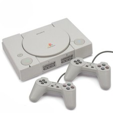 PS1 / Playstation 1 - Konsole + 2 Original Controller + Zub. sehr guter Zustand