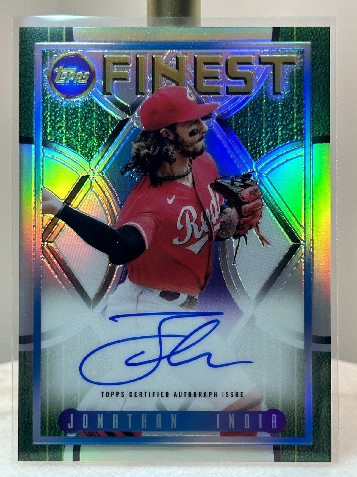 2022 JONATHAN INDIA Topps Finest Flashbacks /25 Refractor AUTO 🔥