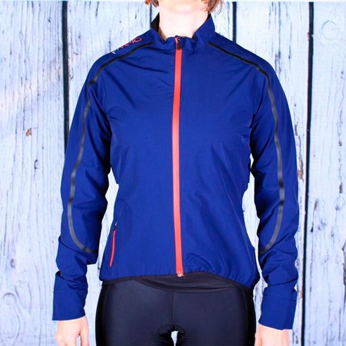 Cycling jacket waterproof women's XL navy Rivelo - Picture 16 of 17