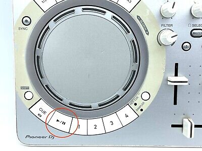 Pioneer DDJ-WEGO4-W DJ Controller Silver Only one play Pioneer DDJ-WEGO4-W DJ Controller Silver Only one play