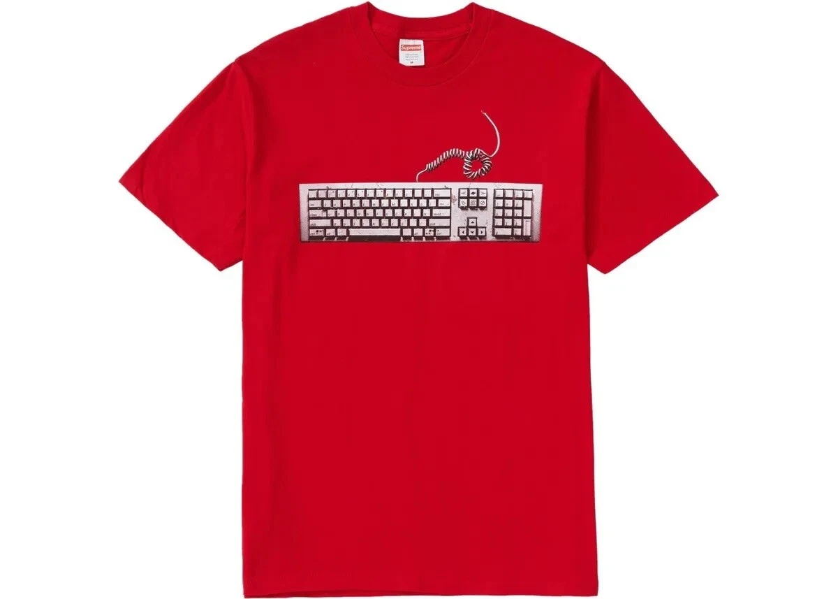 Clavier Supreme Tee Rouge SS19 (moyen)