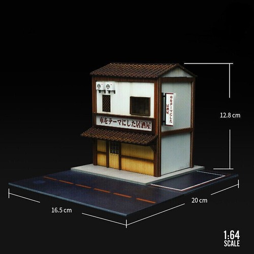 1:64 Car Garage Diorama | Japanese Bldg Parking Lot | Scene Display Model - Picture 15 of 29