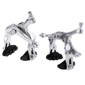 Ultra-Light Alloy Bike Brake Caliper Bicycle Side-Pull Front Rear C-Brakes Lever