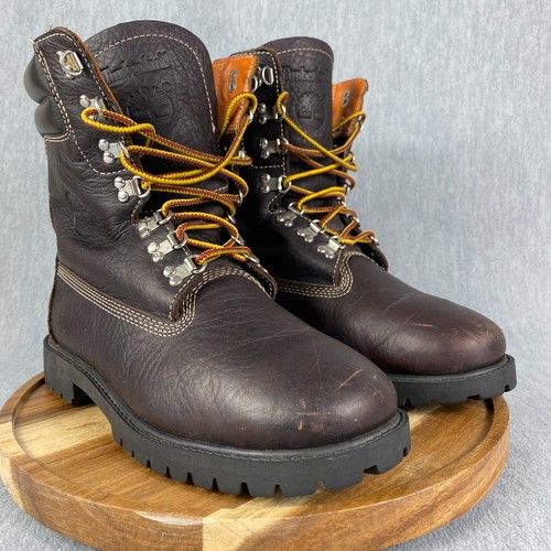 Timberland 40 Below Super Boot Niños Talla 5 Marrón Avellana Cuero Impermeable - Imagen 2 de 11
