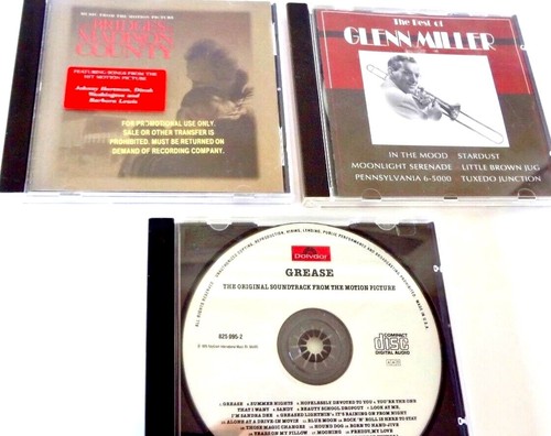CDs Music Lot of 2 +1 FREE . GLEEN MILLER . GREASE + FREE CD Music (Rare CDs) - Imagen 1 de 4