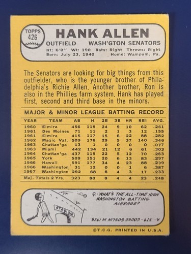 1968 Topps Baseball Cards Complete Your Set You Pick Choose #346 - 457 - Picture 153 of 214