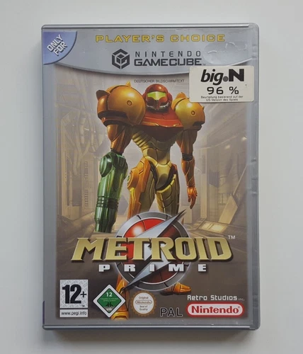 Metroid Prime (Nintendo GameCube, 2003) ( Mit Ovp,Anleitung ) akzeptabel 