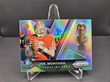 2017 Panini Prizm Silver Hall Of Fame HOF Joe Montana #22 San Francisco 49’ers