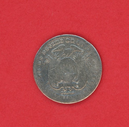 ECUADOR DECIMO DE SUCRE 1890 HEATON KM 50.1 VG. - Picture 4 of 4