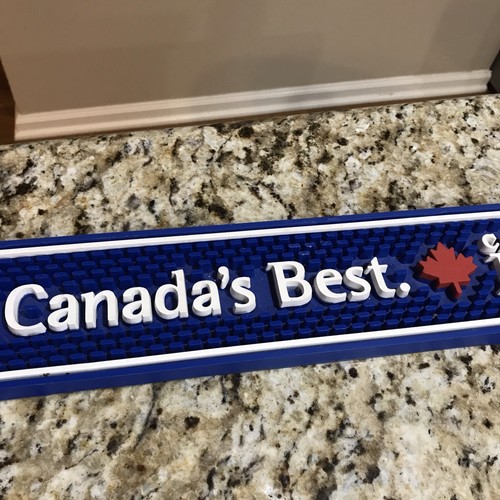 Canada’s Best Canadian Mist Rubber Bar Mat 20” X 3 1/2” - Picture 2 of 3