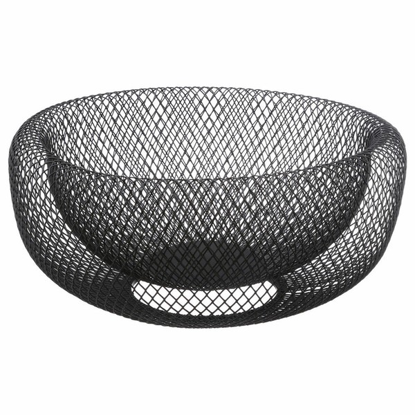 5Five Simply Smart Aufbewahrungskorb Mesh, Obstkorb, Metall, Schwarz, 27 Cm-image