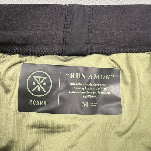Roark Run Amok Lightweight Lined Shorts Sz M Running Shorts 6.5” - Picture 12 of 14
