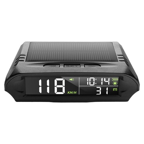 GPS Tacho HUD Display für Auto mit Solarstrom und Übergeschwindigkeitsalarm - Photo 4/12