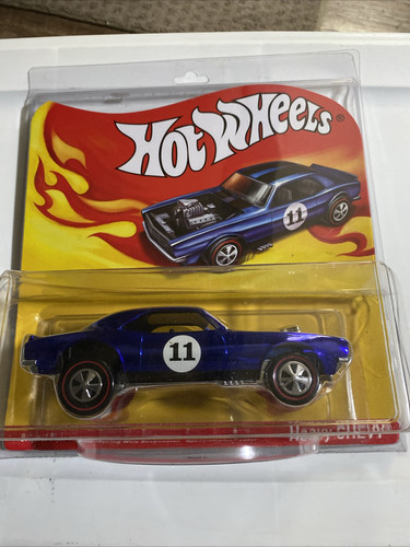 Chevy Camaro Hot Wheels RLC azul pesado escala 1/24 edición limitada BAJO #286 de 3000 - Imagen 1 de 6