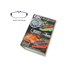 EBC DP31741C Brake Pads Redstuff Ceramic Rear Ford Mustang Set