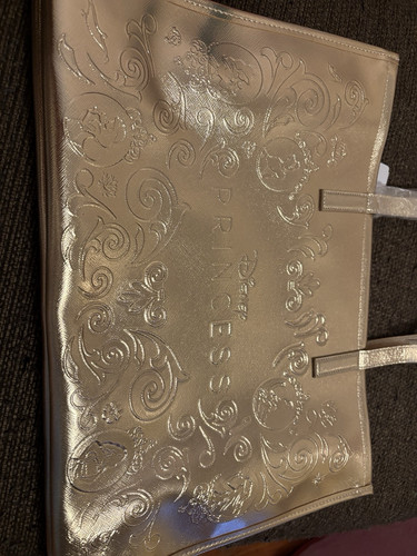 Bath & Body Works Disney Princess Gold Tote Bag Limited Edition NEW