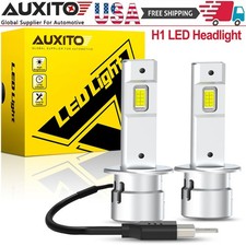 AUXITO H1 LED Headlight Bulb Kit High Low Beam 6500K Super White 20000LM Upgrade