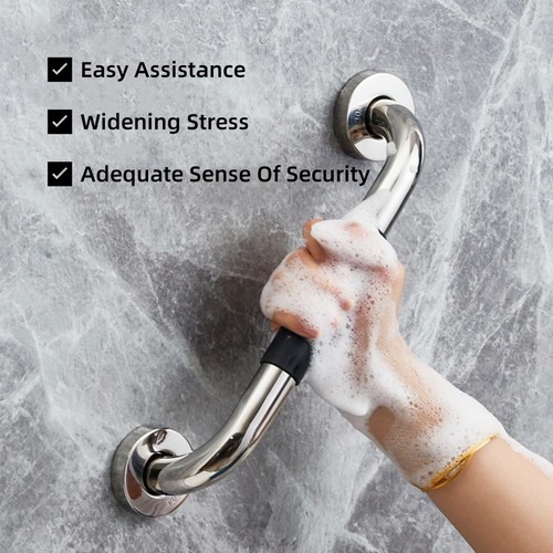 2 Pack 16 Inch Shower Grab Bar for Bathtubs, Anti Slip Handicap Grab Bars for... - Picture 8 of 9