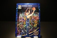 2018-19 Panini Donruss Optic Nikola Jokic #100 Blue Velocity Prizm Denver Nugget