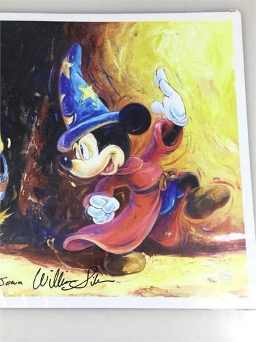 Follow the Apprentice Mickey Mouse Sorcerer's 56/1000 Artist Proof 16”/20” COA - Bild 4 von 7