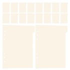 18Pcs Binder Divider: Notebook Dividers With Tabs - A5 Binder Insert - 6 Holes