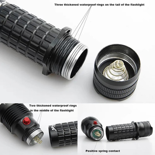 9900000LM Professional Diving Flashlight USB Torch IPX8 Diving LampDiving Torch - Picture 3 of 12