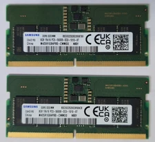 Samsung 2x8GB 16GB KIT DDR5 SODIMM 5600MHZ M425R1GB4PB0-CWM Laptop Memory RAM
