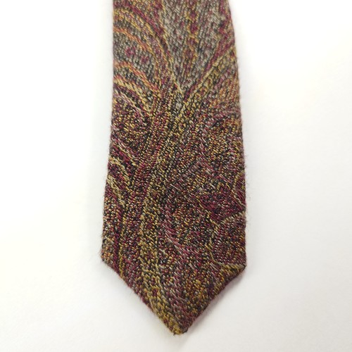 Robert Talbot Tie Best of Class Paisley necktie brown marron gold - Picture 5 of 7