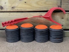 33 Vtg Remington 305 STS “Blue Rock” Orange Dome Clay Skeet Shooting Targets