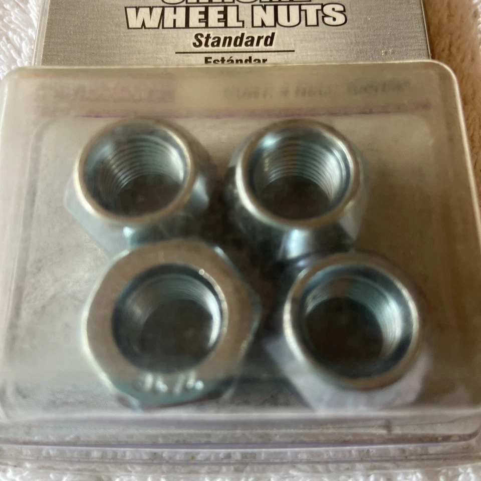 "Tuerca de rueda Dorman 711-830 cromada estándar 7/16-20"" nueva sin abrir"  Foto 3 de 3