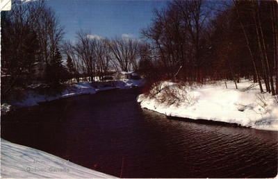 Vintage Postcard Canada Quebec L'Hiver Au Quebec