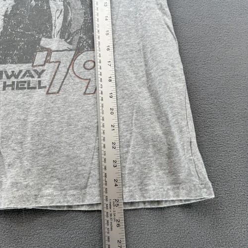 Camiseta ACDC Adulto Gris Medio Highway To Hell Tour '79 Música Rock - Imagen 6 de 7