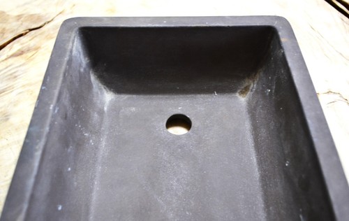 Bonsai Pot Tokoname Rectangle 26x19x7cm Vintage piece that matches the aged wood - Picture 3 of 16