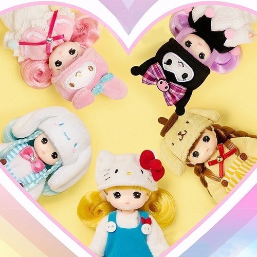 Muñeca Mimi x Sanrio My Melody Little Mimi colección de figuras de juguete para niñas - Imagen 5 de 7