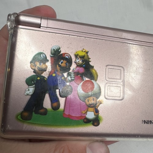 Nintendo DS Lite Rose Pink Handheld Console System - No Charger - USG-001 Tested - Picture 12 of 20