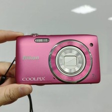 Nikon COOLPIX S3500 20.1MP Digital Camera 7x Optical Zoom Rare Pink - 90 NEW