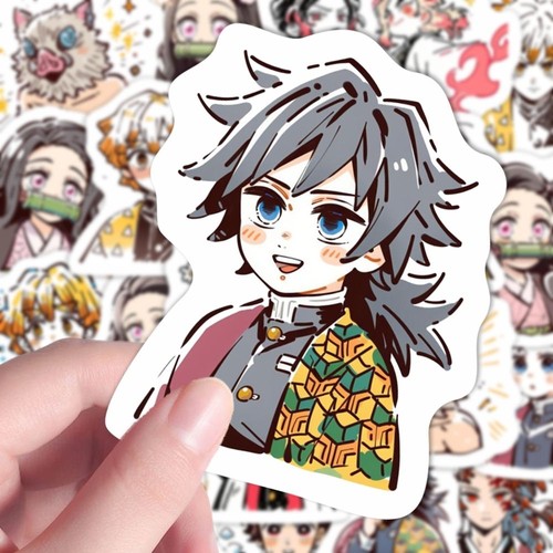 100 Q-style Demon Slayer painting stickers cartoon and anime decorative stickers - Picture 7 of 19