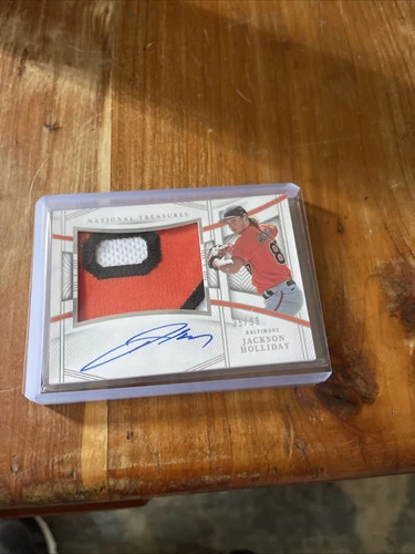 2023 Panini National Treasures Jackson Holliday RPA On Card Auto 35/99 Orioles