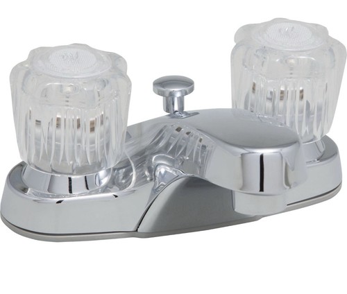 PROFLO PFWSC1040 1.2 GPM Centerset Bathroom Faucet - Chrome - Picture 1 of 7