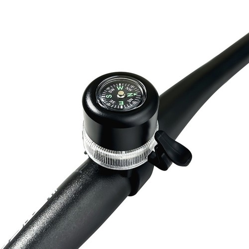 Cloche de vélo légère colorée avec USB rechargeable et boussole pour enfant - Photo 11/26