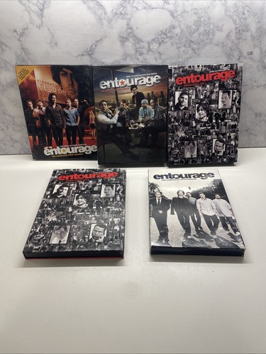 Lot Of 4 Entourage DVD Seasons - 5 Complete Box Sets Season 1 2 3 5 - Picture 1 of 2