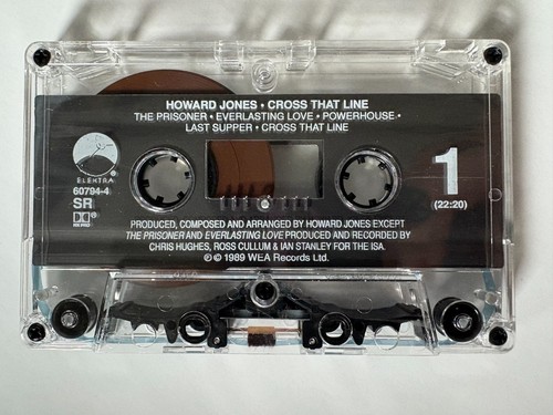 Howard Jones Cross That Line Cassette 1989 PLAY TESTED / SOUNDS GREAT! - Bild 4 von 6
