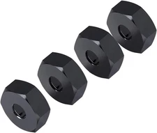 MORLORDY 4Pcs 12mm to 14mm Aluminum CNC Wheel Hex Hub Adapter Spacers for 1/10 S