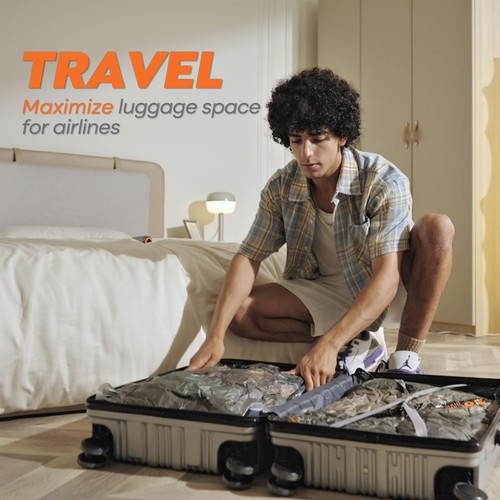 Wiederaufladbare drahtlose Pumpe Reise Aufbewahrung Taschen Set - 15 Pack Tragbar Raum S... - Bild 8 von 9