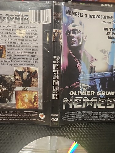 Nemesis DVD OLIVIER GRUNER Albert Pyun OOP Rare Sci-fi Brion James Cyberpunk - Picture 14 of 24