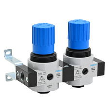 Festo 528952 LRB-1/4-D-7-O-K2-MINI Pressure Regulating Valve Manifold 240/105PSI
