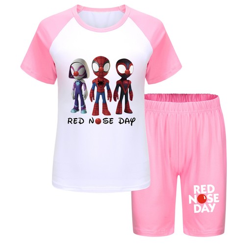 Red Nose Day Children Cotton Short Sleeve Shorts Sport High Quality Casual Suit- - Bild 21 von 53