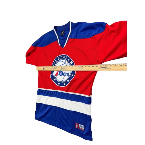 Philadelphia 76ers Ultra Game Oversized Hockey Jersey NBA Size Large New - Picture 5 of 8