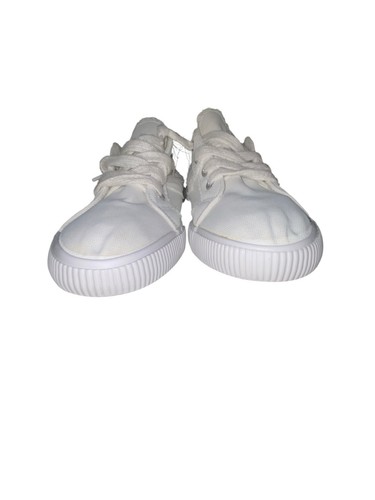 Tenis informales tejidos de encaje Blowfish Malibu de lona blanca para mujer talla 8 - Imagen 7 de 14