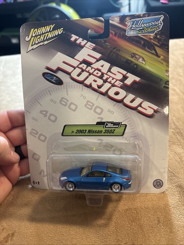 Johnny Lightning 2003 Nissan 350Z Blue 1:64 Diecast The Fast and the Furious New
